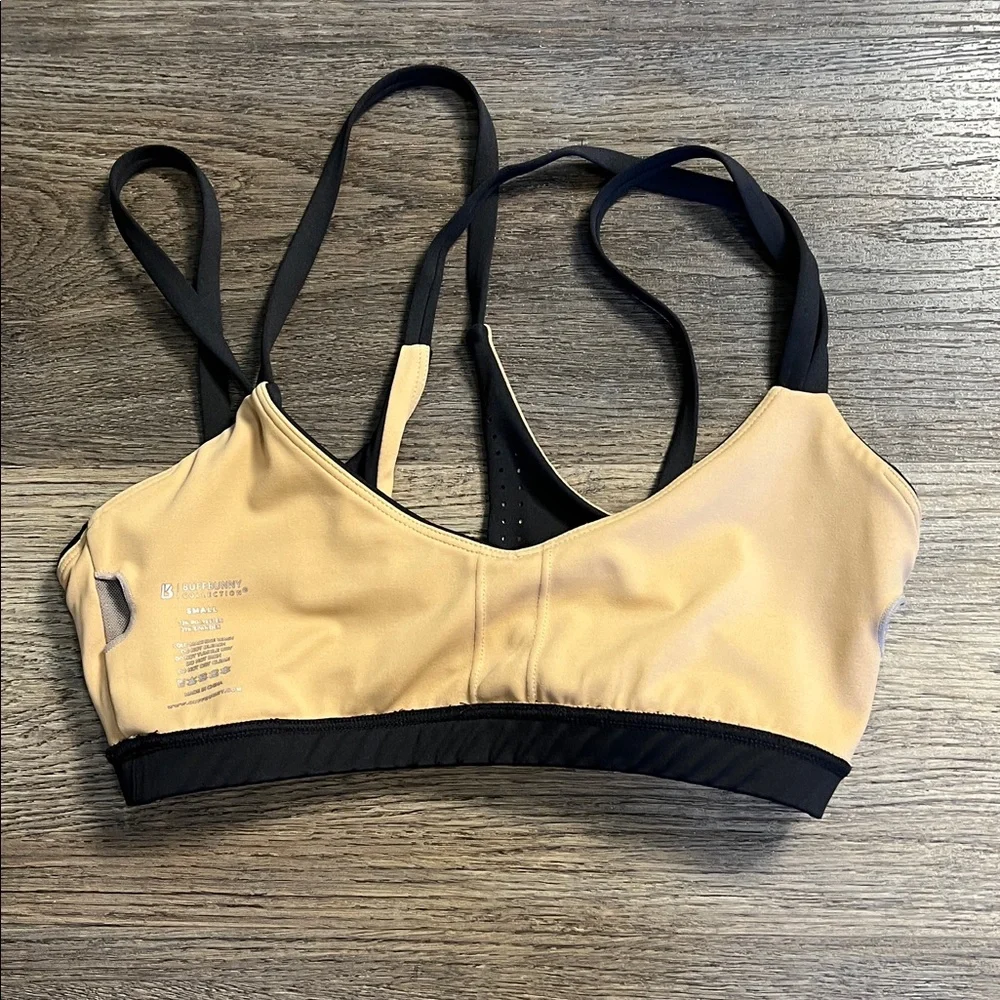 Buffbunny Collection Limitless Laser Cut Athletic Sports Bra Small